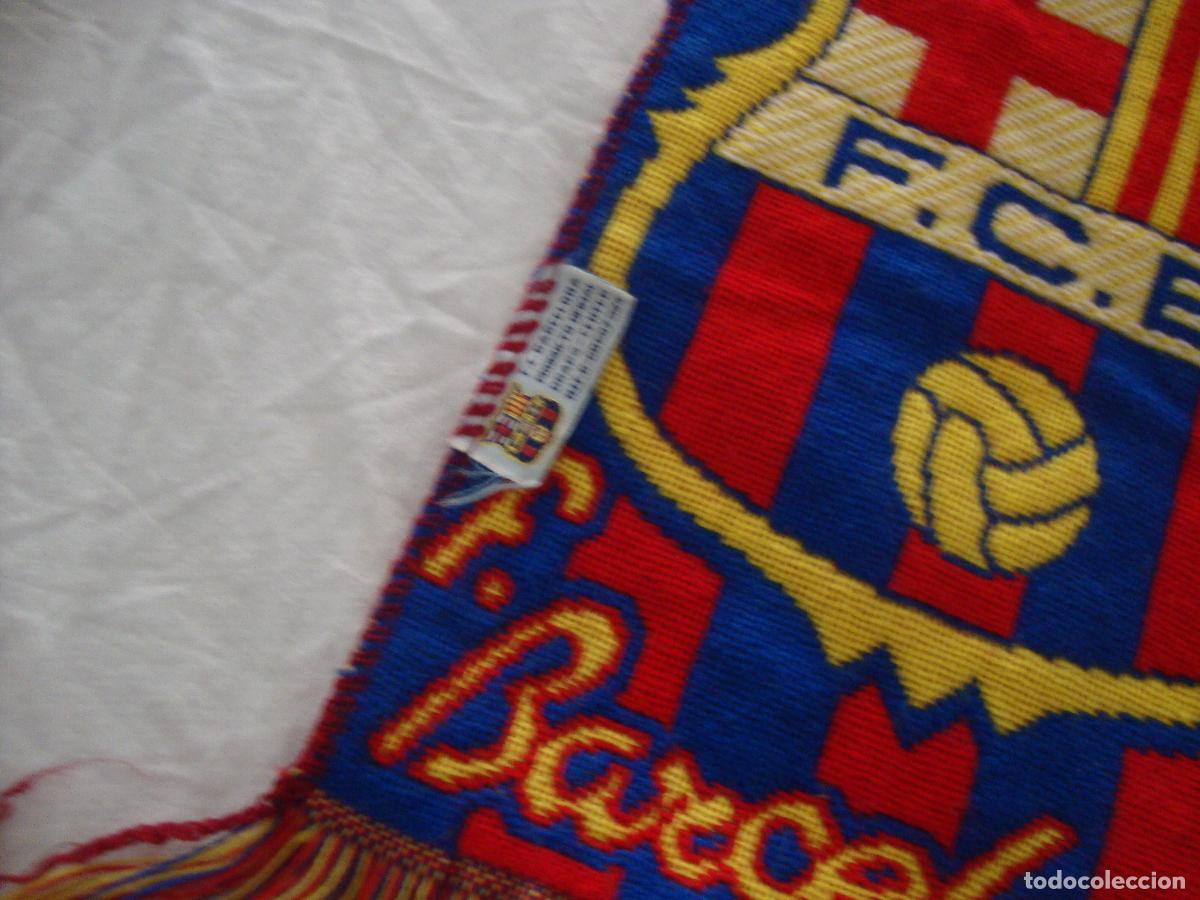 Coleccionismo deportivo: BUFANDA F C BARCELONA - Foto 2