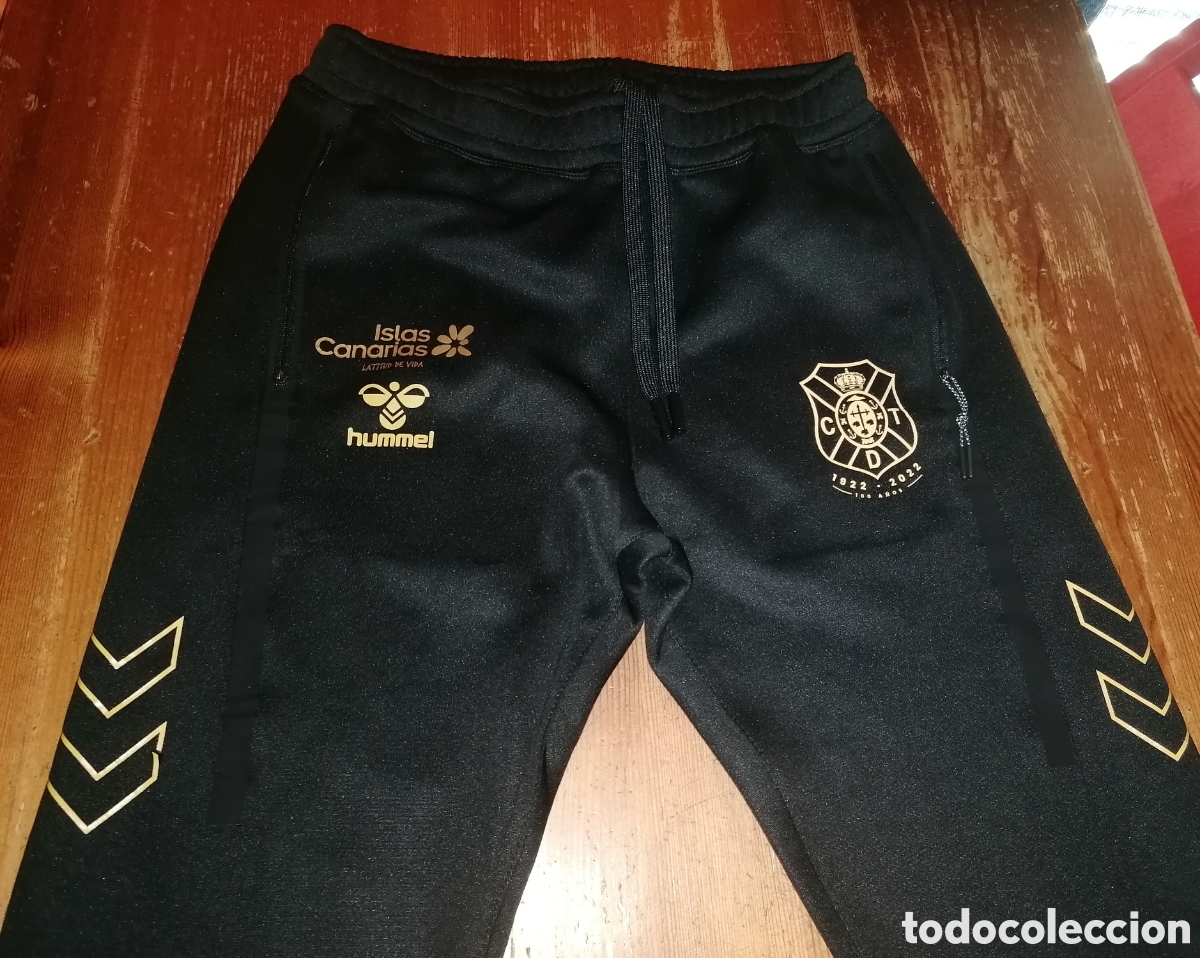 Coleccionismo deportivo: Pantal&oacute;n de ch&aacute;ndal CD TENERIFE - HUMMEL - M - Foto 1
