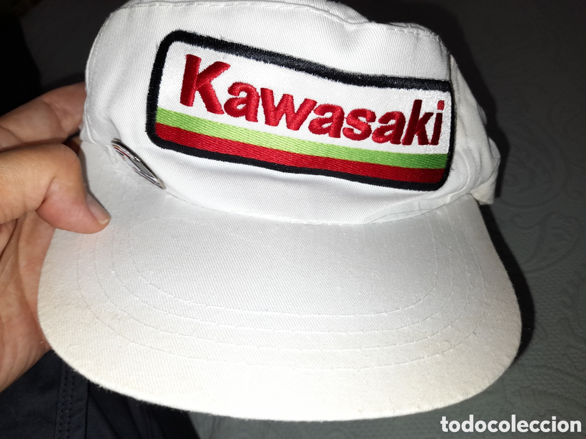 Coleccionismo deportivo: Antigua gorra Kawasaki moto Gp Racing. - Foto 2