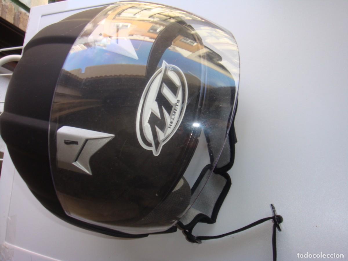 Coleccionismo deportivo: CASCO MOTO CASI NUEVO MARCA MT - Foto 1