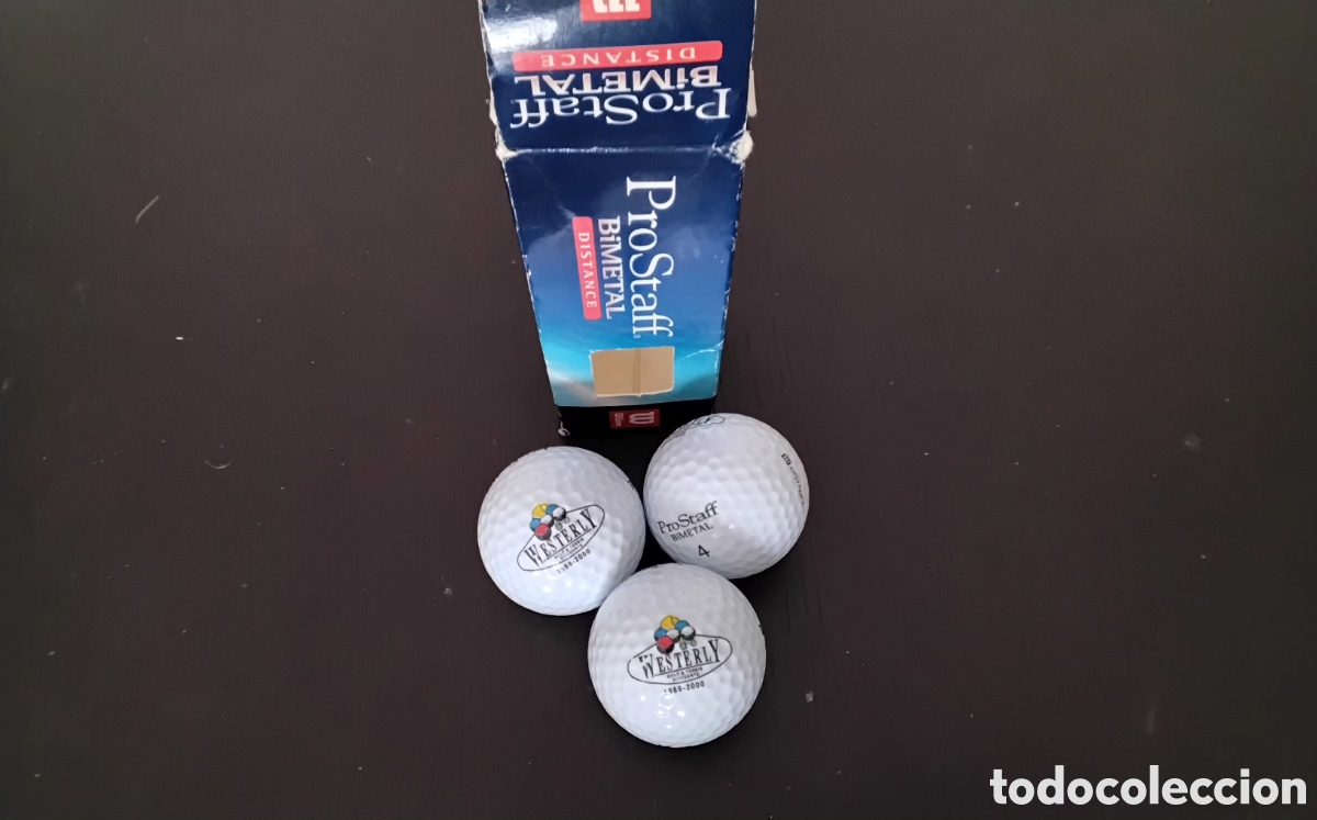 Coleccionismo deportivo: Lote de 3pelotas de golf - Foto 3