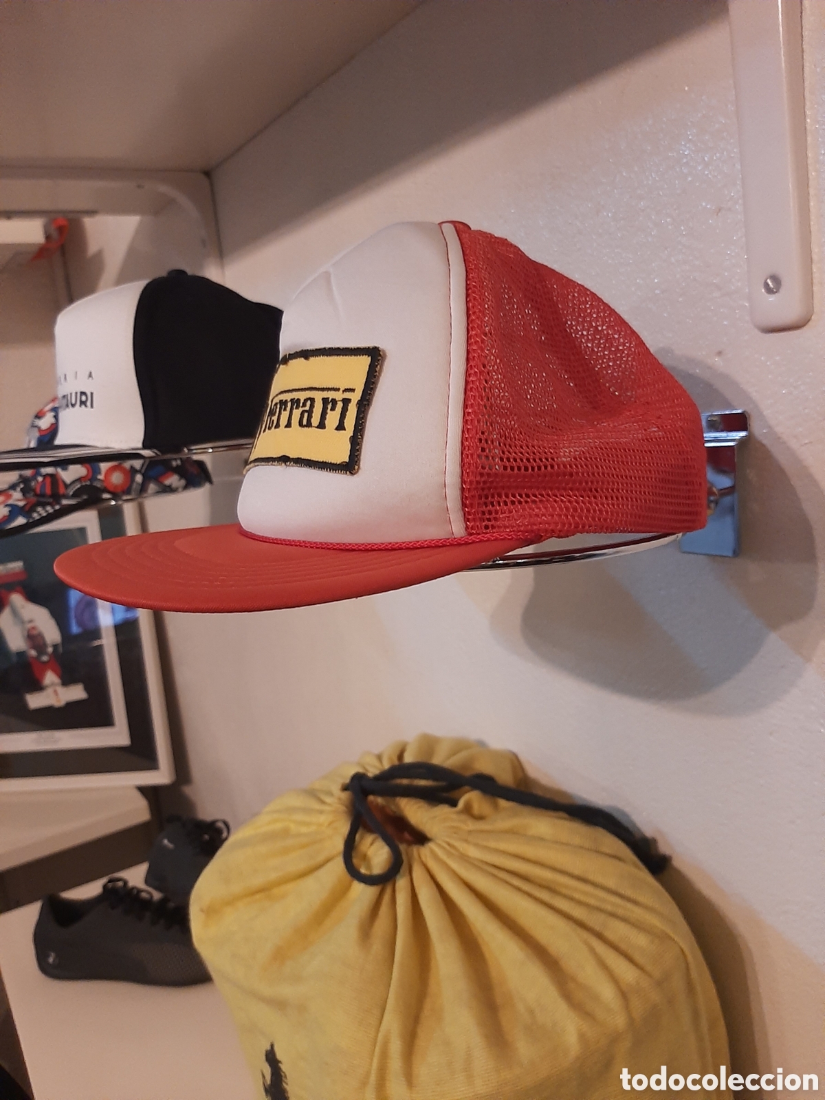 Coleccionismo deportivo: Gorra vintage FERRARI - Foto 2