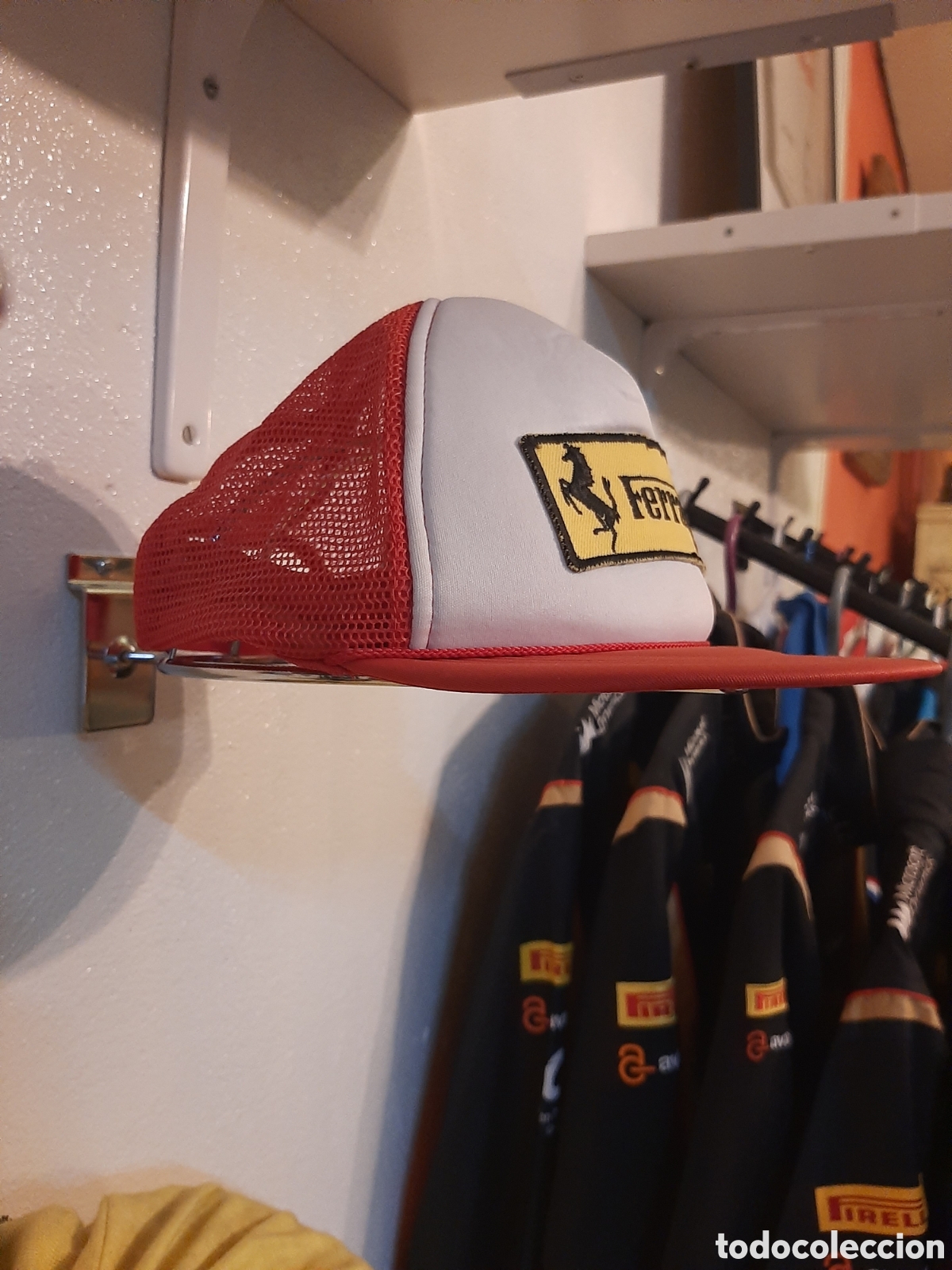 Coleccionismo deportivo: Gorra vintage FERRARI - Foto 3