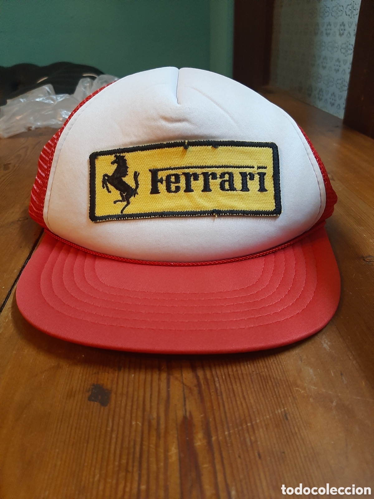 Coleccionismo deportivo: Gorra vintage FERRARI - Foto 5