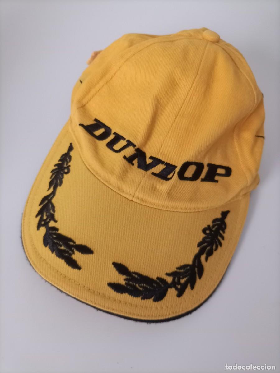 Coleccionismo deportivo: Gorra Dunlop autom&oacute;vil Visera amarilla - Foto 1