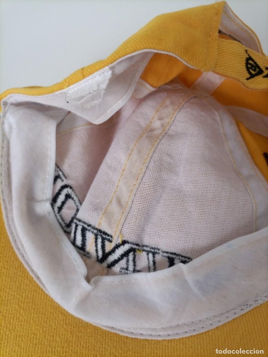 Coleccionismo deportivo: Gorra Dunlop autom&oacute;vil Visera amarilla - Foto 3