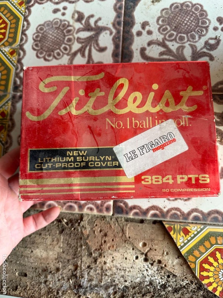 Coleccionismo deportivo: Lote de pelotas de golf, en su caja - Foto 1