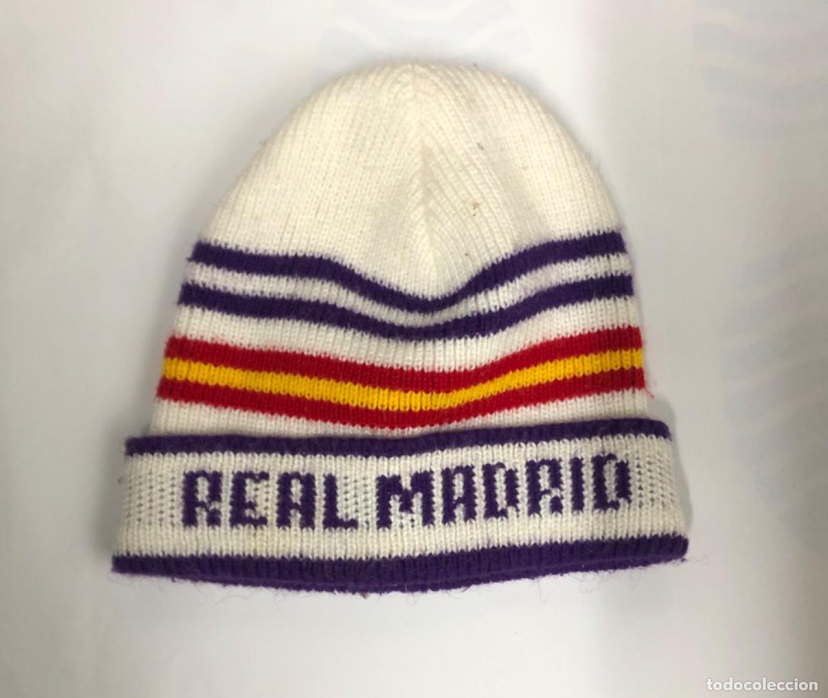 Coleccionismo deportivo: Gorro Real Madrid. A&ntilde;os 90s - Foto 1