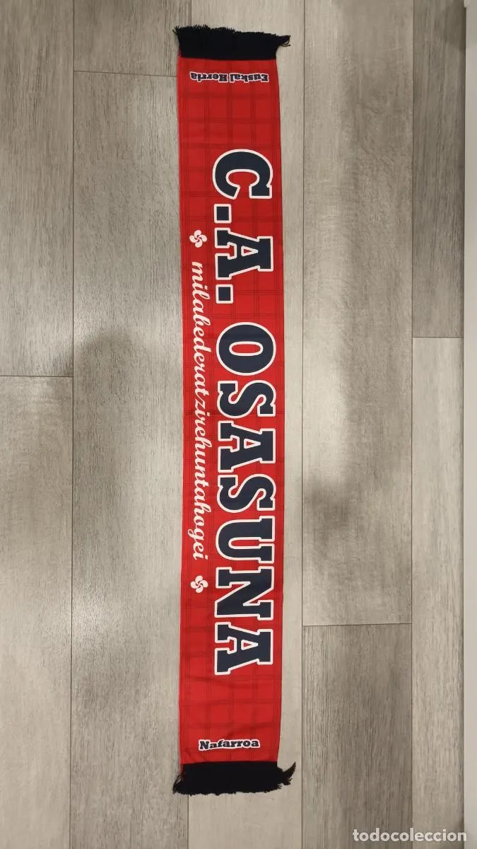 BUFANDA INDAR GORRI OSASUNA SOMOS UN EQUIPO