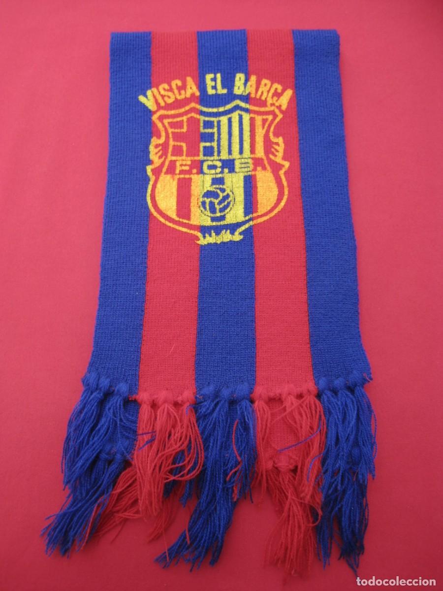 Coleccionismo deportivo: BUFANDA F.C.BARCELONA. - Foto 1