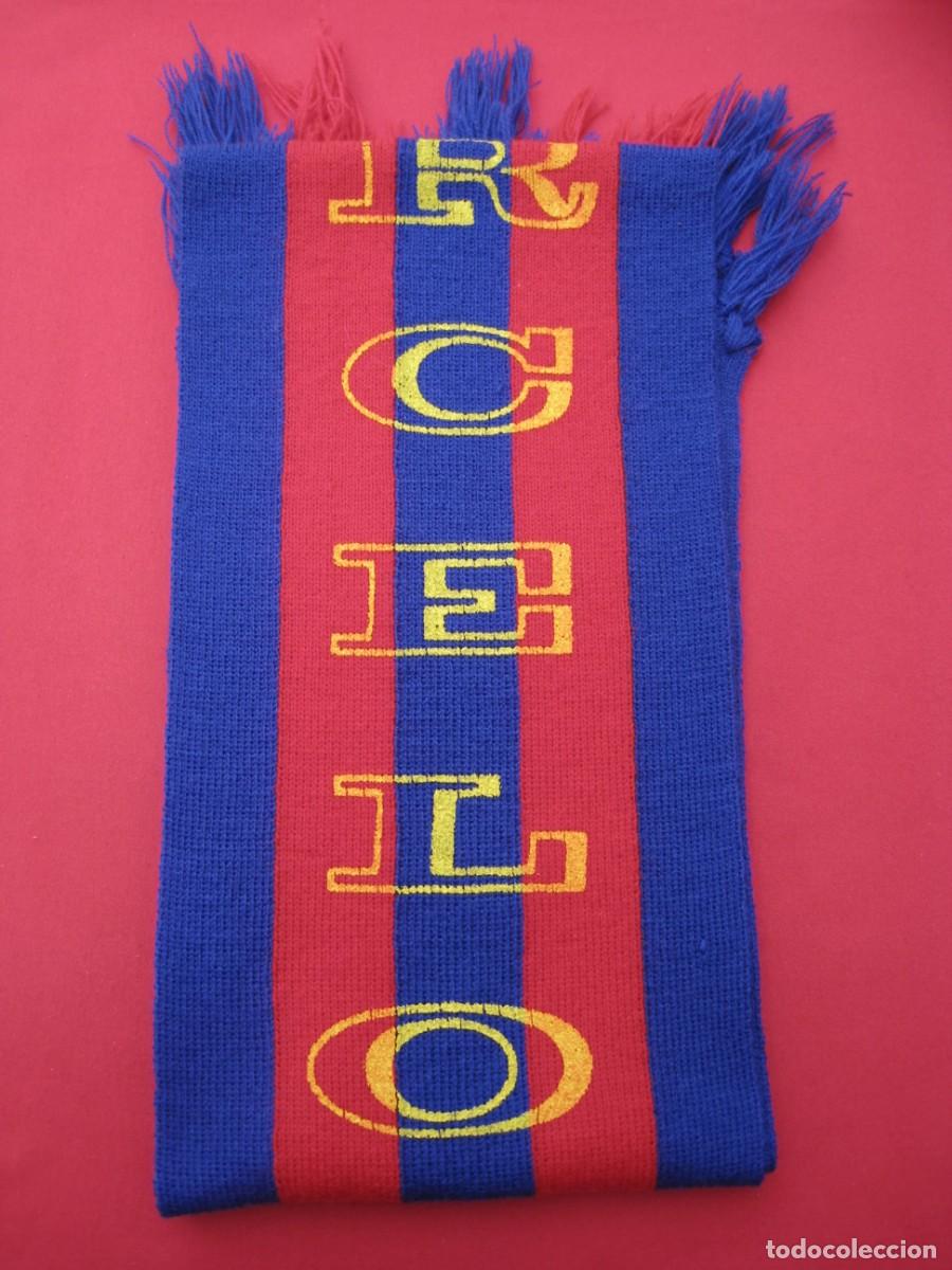 Coleccionismo deportivo: BUFANDA F.C.BARCELONA. - Foto 3