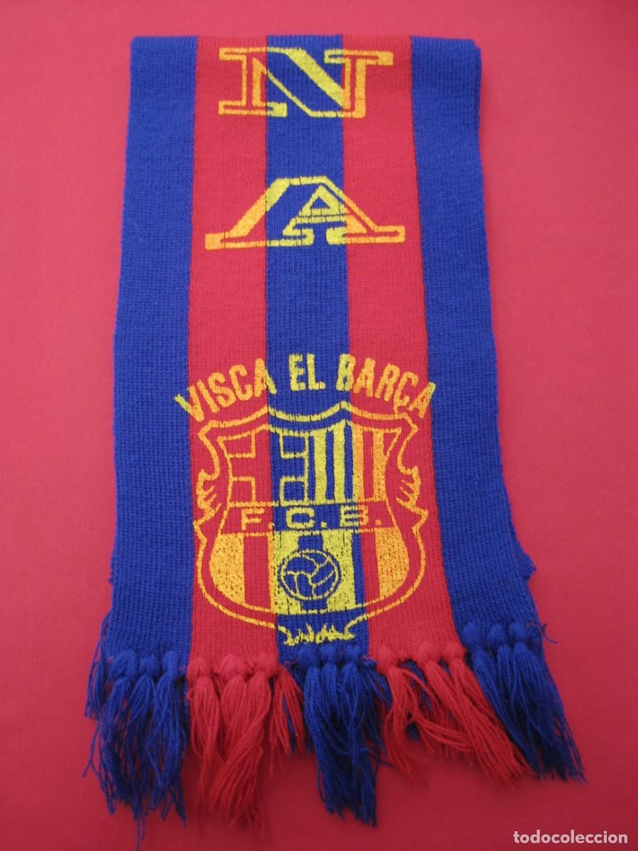 Coleccionismo deportivo: BUFANDA F.C.BARCELONA. - Foto 4