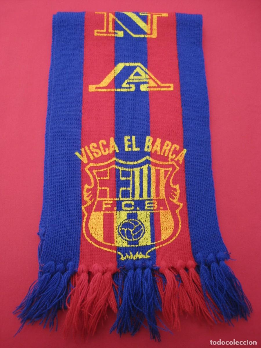 Coleccionismo deportivo: BUFANDA F.C.BARCELONA. - Foto 7