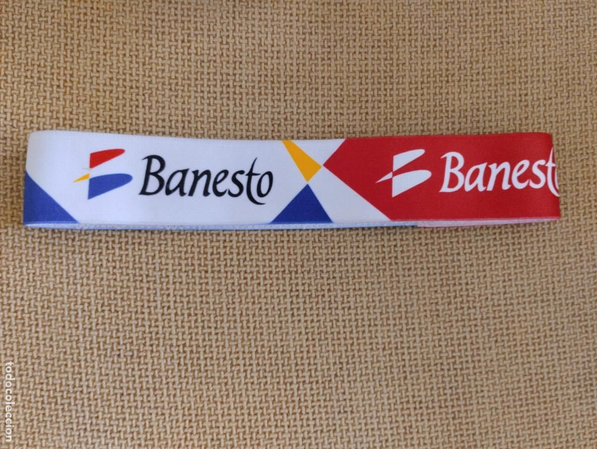 Coleccionismo deportivo: Cinta pelo antigua Banesto - Foto 1