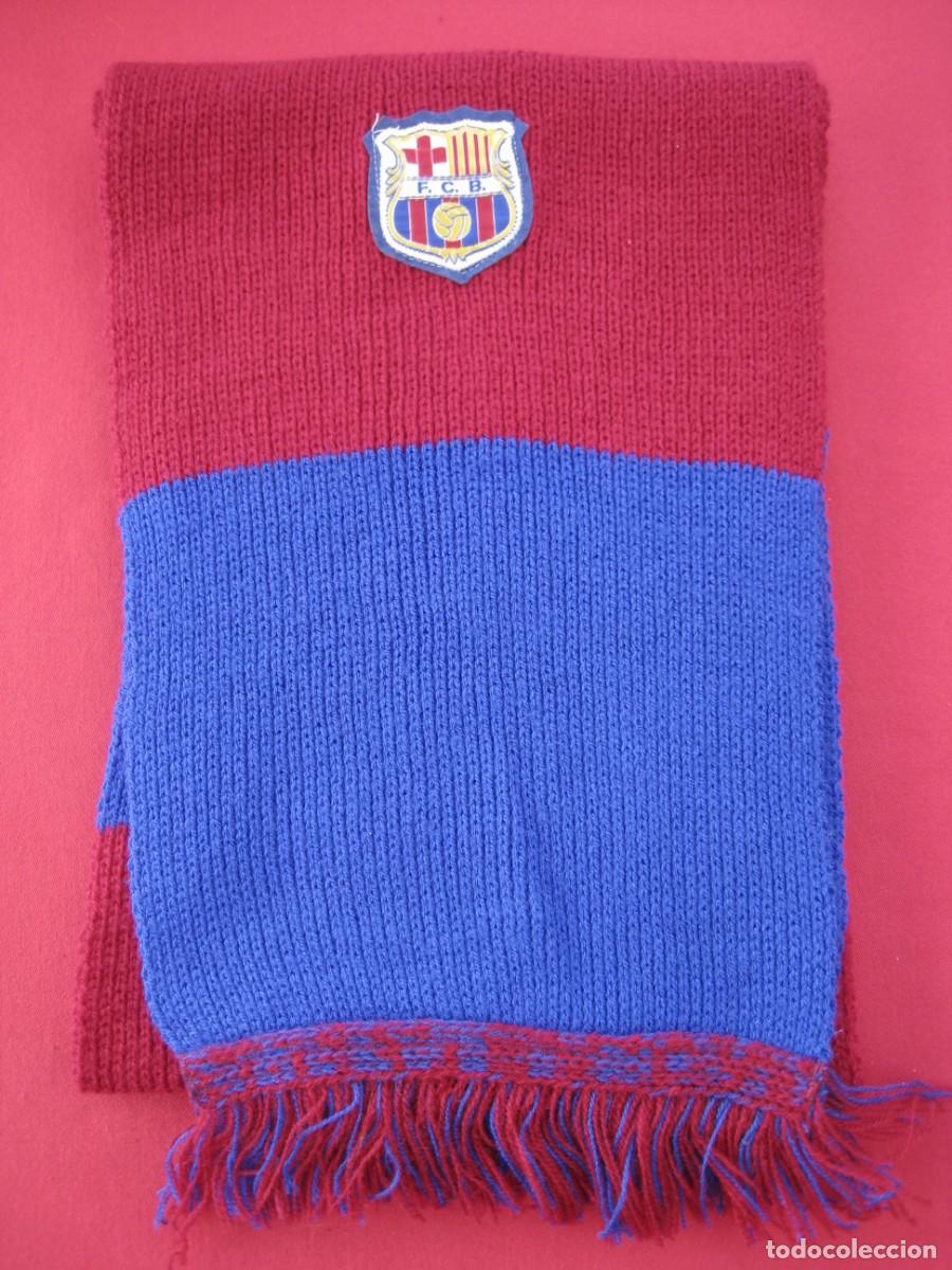 Coleccionismo deportivo: BUFANDA F.C.BARCELONA. - Foto 1
