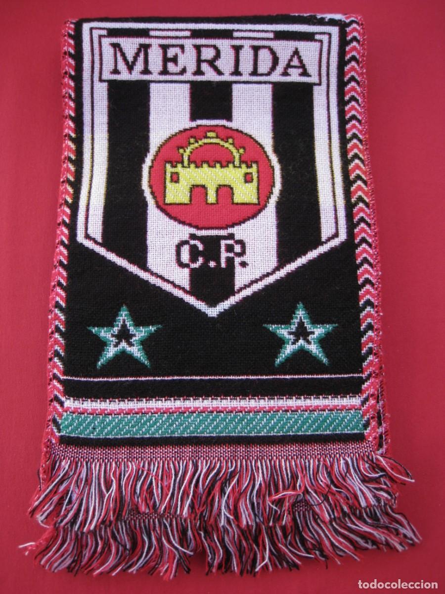Coleccionismo deportivo: BUFANDA MERIDA C.P. - FUNDADO EN 1912. - Foto 1