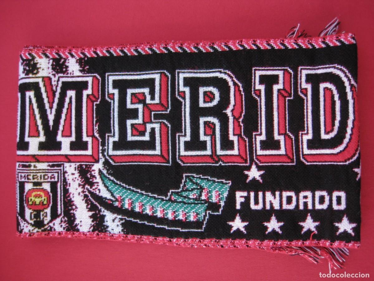 Coleccionismo deportivo: BUFANDA MERIDA C.P. - FUNDADO EN 1912. - Foto 3