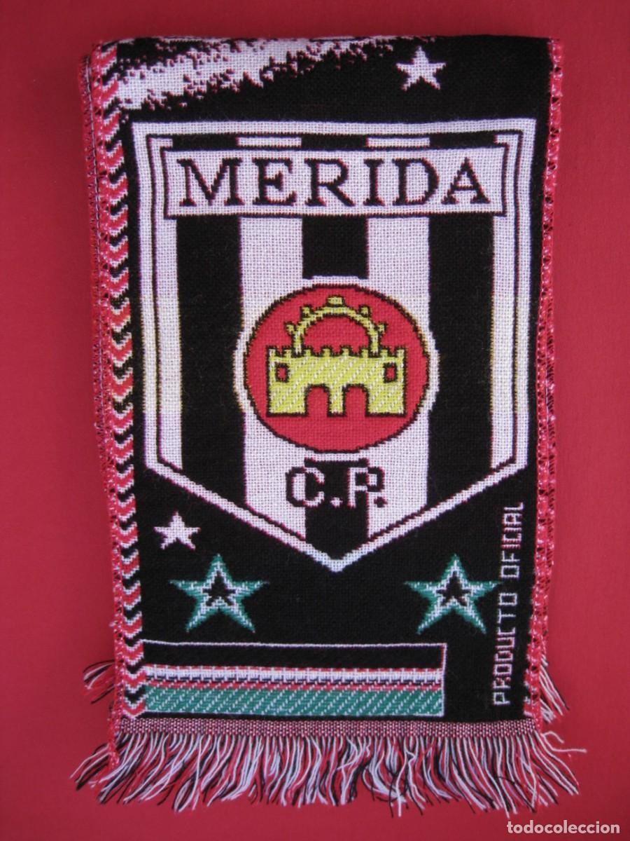 Coleccionismo deportivo: BUFANDA MERIDA C.P. - FUNDADO EN 1912. - Foto 4