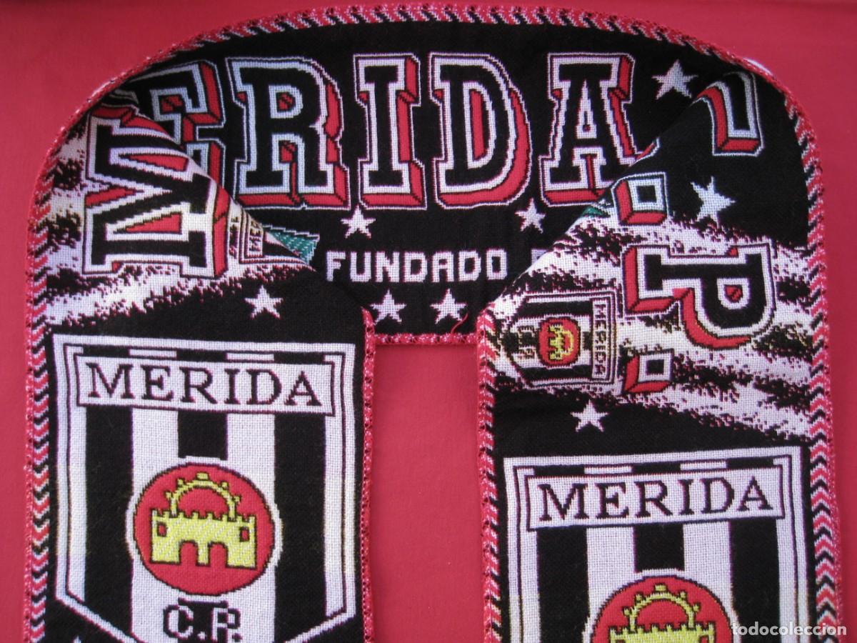 Coleccionismo deportivo: BUFANDA MERIDA C.P. - FUNDADO EN 1912. - Foto 9