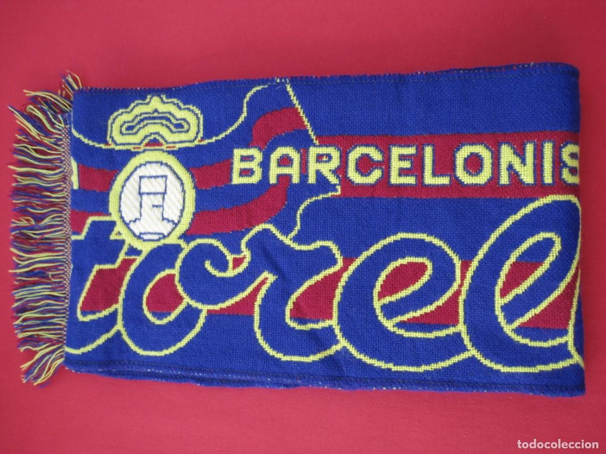 Coleccionismo deportivo: BUFANDA PE&Ntilde;A BARCELONISTA MARTORELL - F.C.BARCELONA. - Foto 2