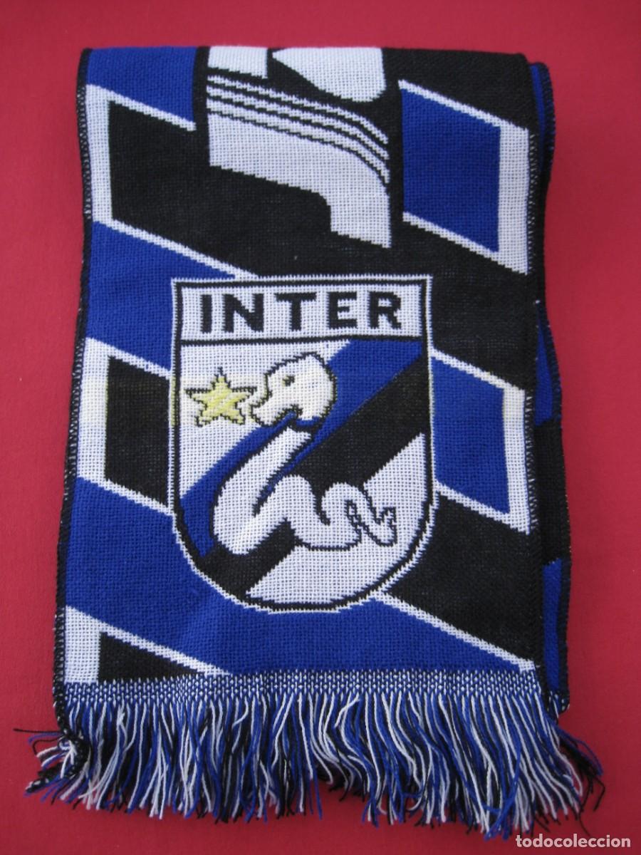 Coleccionismo deportivo: BUFANDA FORZA INTER - INTER DE MILAN. - Foto 1