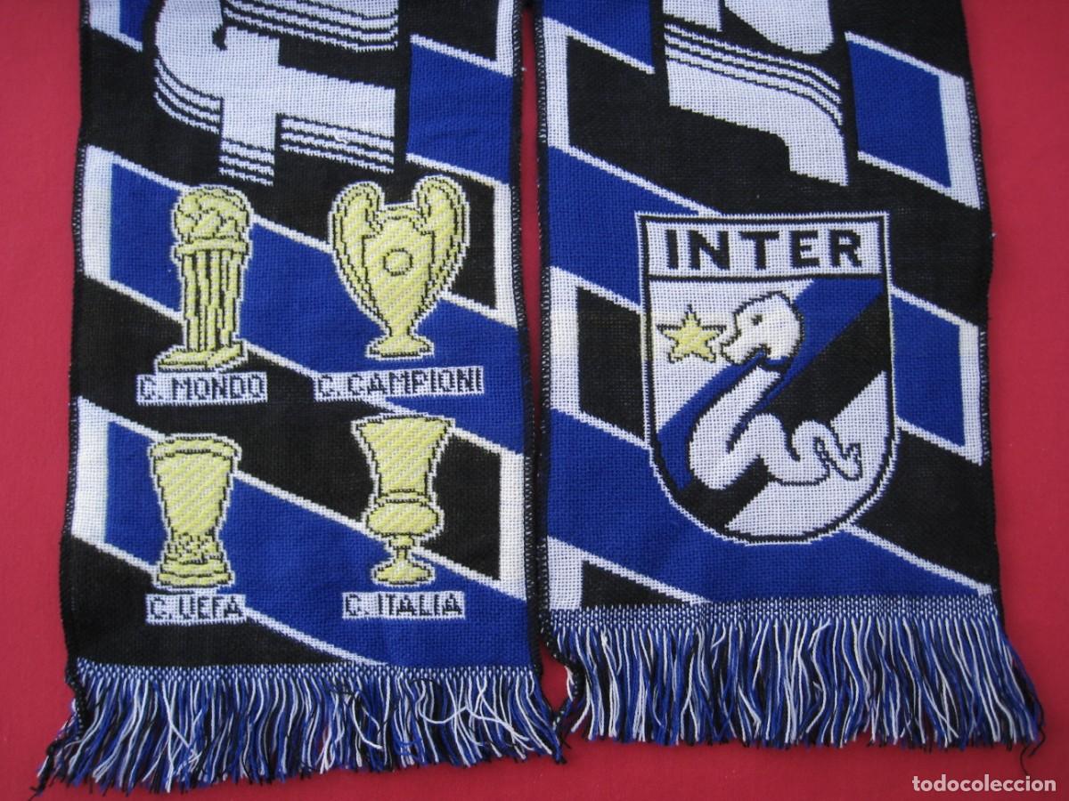 Coleccionismo deportivo: BUFANDA FORZA INTER - INTER DE MILAN. - Foto 9