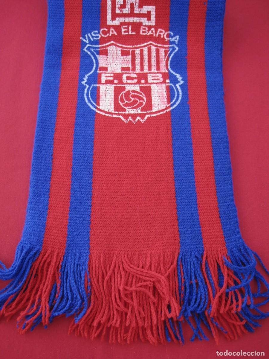 Coleccionismo deportivo: BUFANDA F.C.BARCELONA - FINAL COPA D&acute;EUROPA - 7 / 5 / 86. - Foto 1
