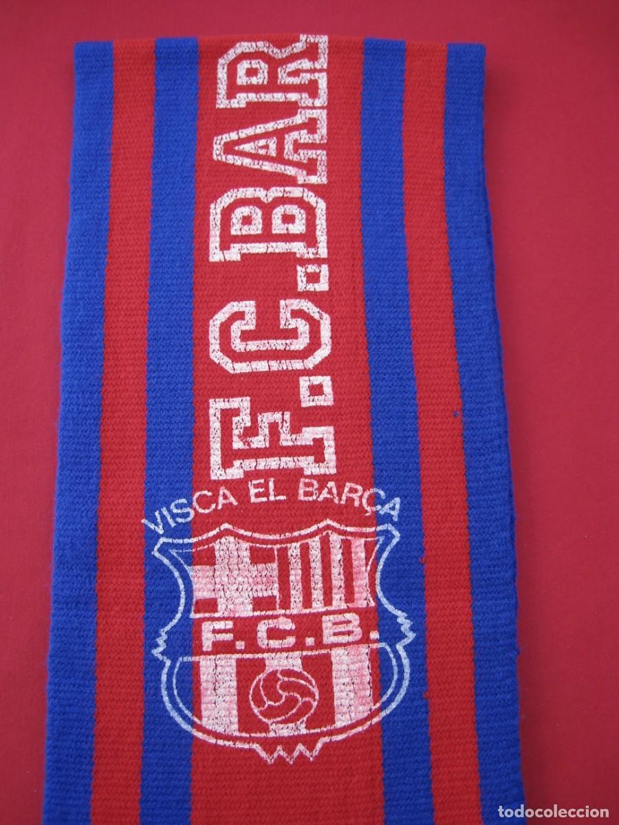 Coleccionismo deportivo: BUFANDA F.C.BARCELONA - FINAL COPA D&acute;EUROPA - 7 / 5 / 86. - Foto 2