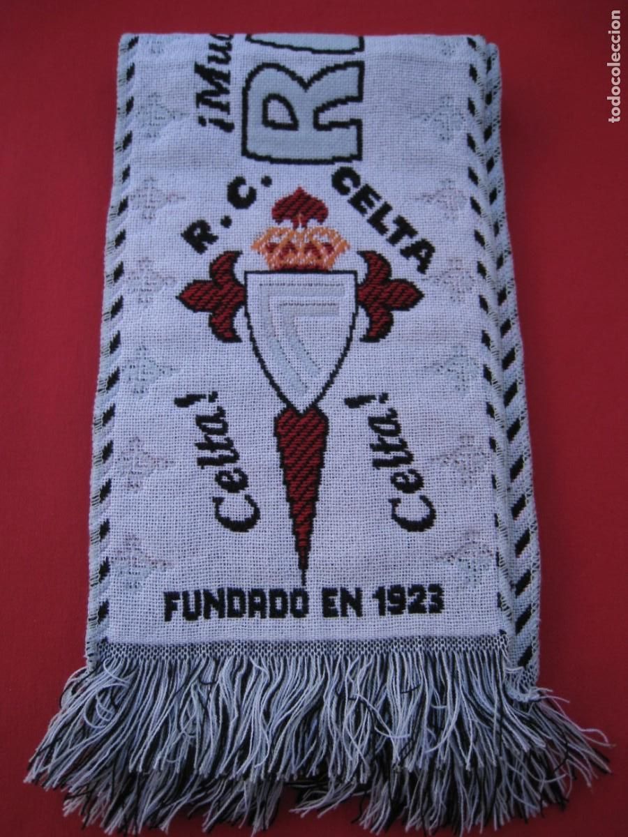 Coleccionismo deportivo: BUFANDA REAL CLUB CELTA DE VIGO - FUNDADO EN 1923. - Foto 1