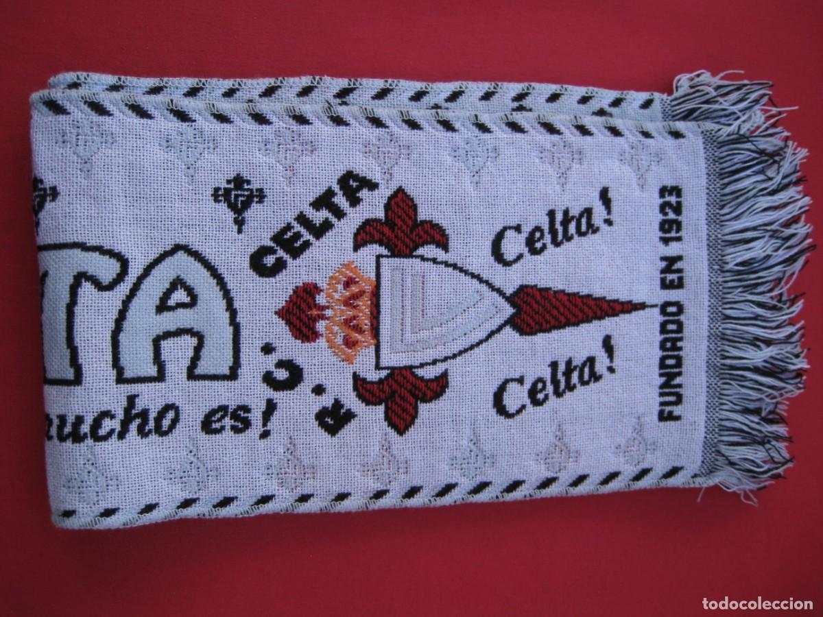 Coleccionismo deportivo: BUFANDA REAL CLUB CELTA DE VIGO - FUNDADO EN 1923. - Foto 4