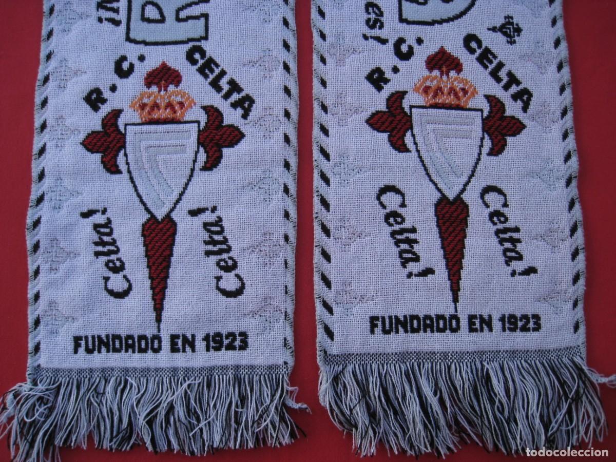 Coleccionismo deportivo: BUFANDA REAL CLUB CELTA DE VIGO - FUNDADO EN 1923. - Foto 9