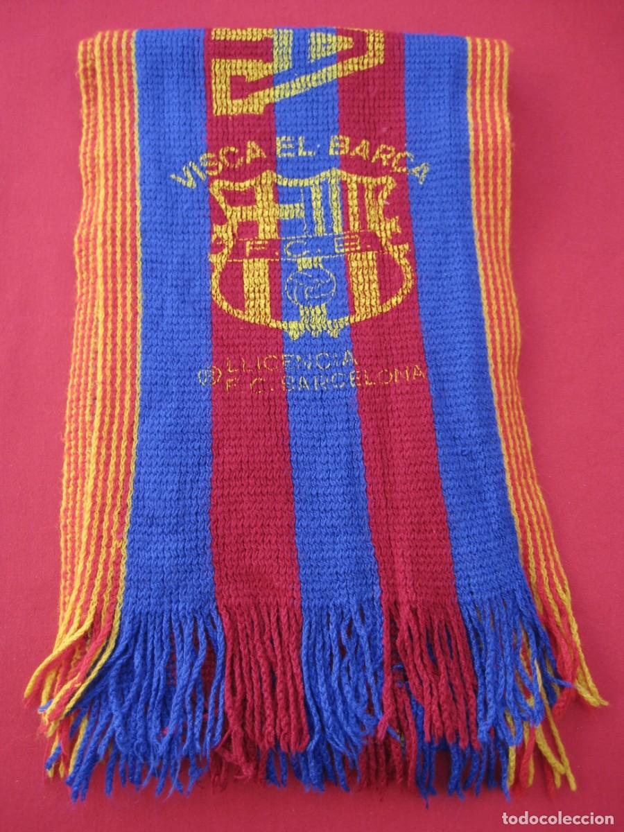 Coleccionismo deportivo: BUFANDA F.C.BARCELONA. - Foto 1
