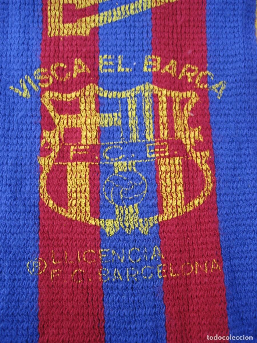 Coleccionismo deportivo: BUFANDA F.C.BARCELONA. - Foto 2