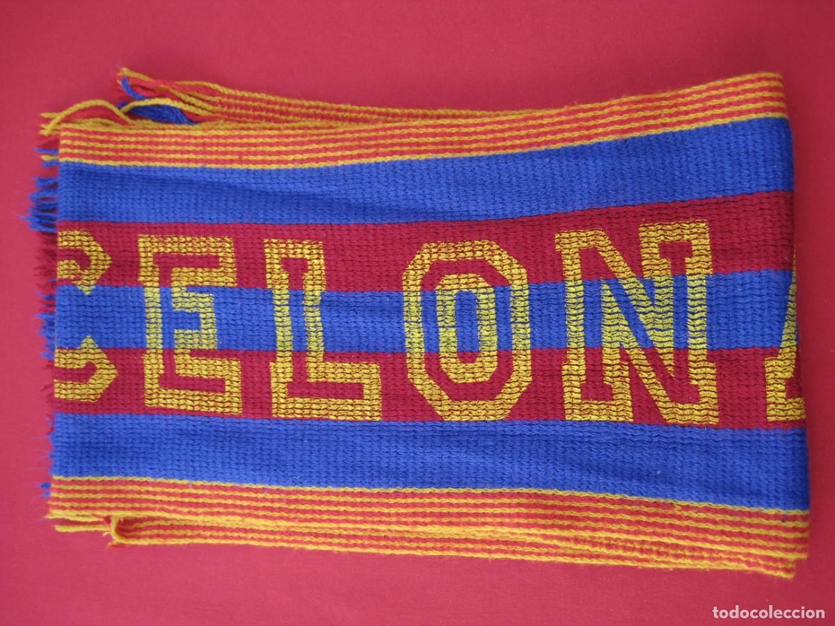 Coleccionismo deportivo: BUFANDA F.C.BARCELONA. - Foto 3