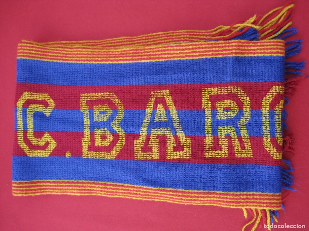 Coleccionismo deportivo: BUFANDA F.C.BARCELONA. - Foto 4