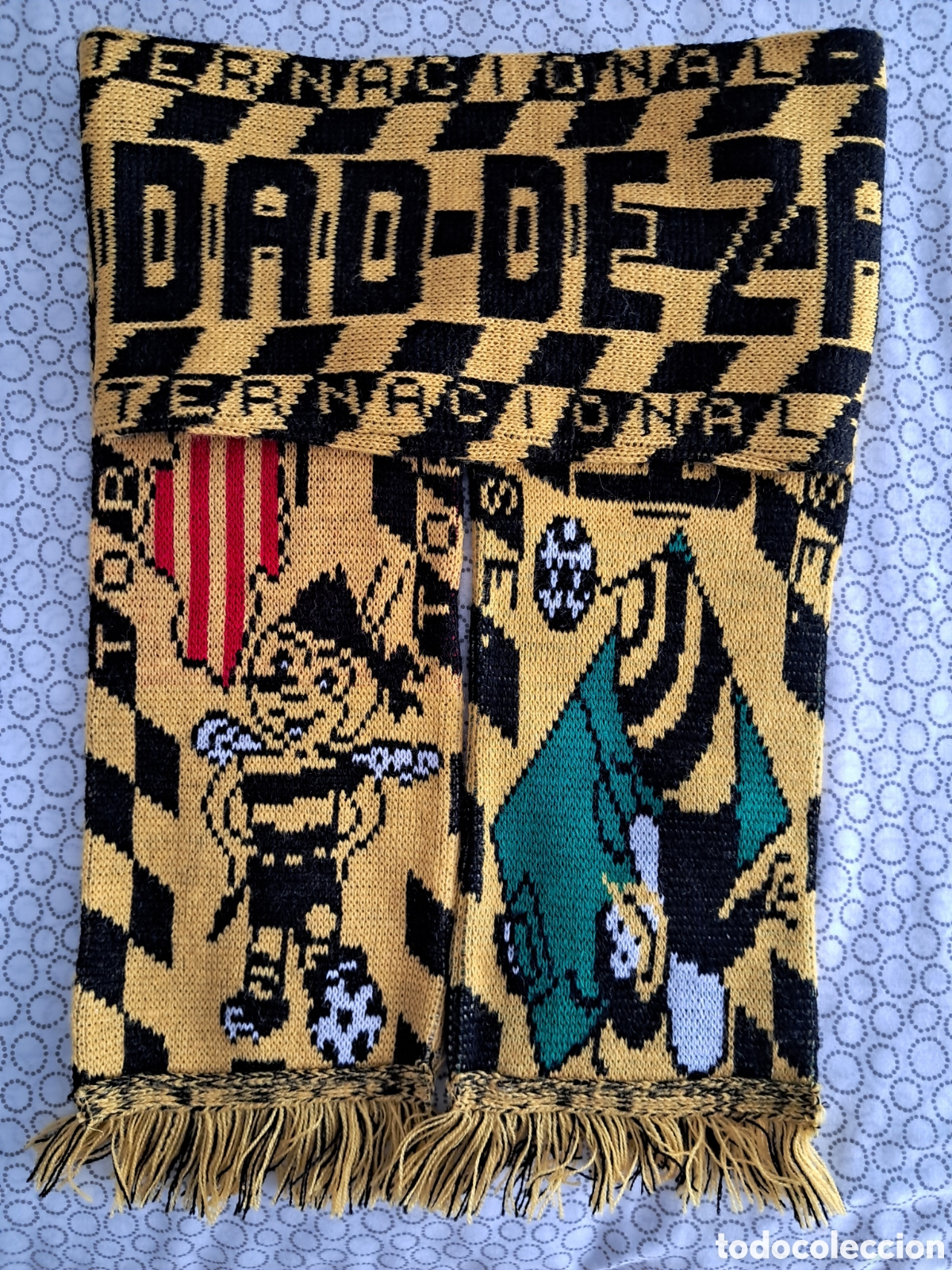Coleccionismo deportivo: Bufanda futbol base Zaragoza - Foto 1