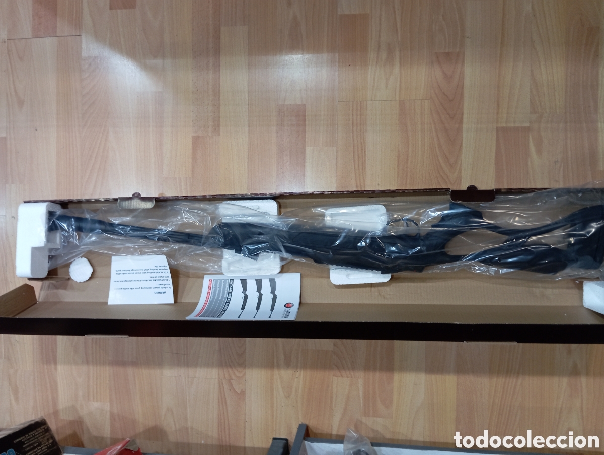 Coleccionismo deportivo: Carabina de balines 24 julios aire comprimido - Foto 3