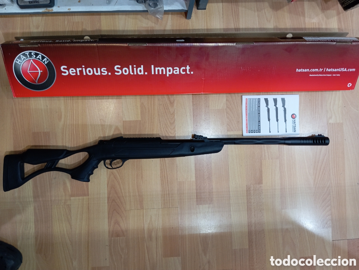 Coleccionismo deportivo: Carabina de balines 24 julios aire comprimido - Foto 1