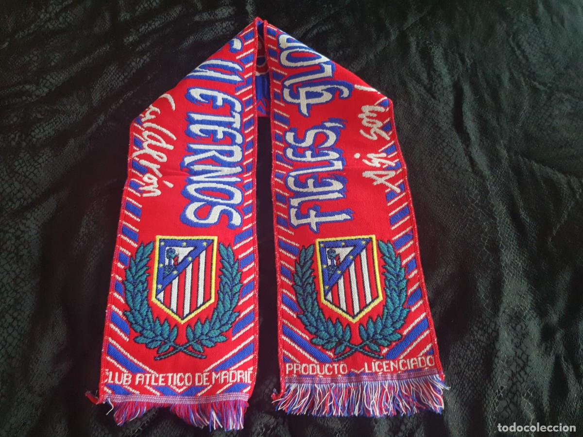 Coleccionismo deportivo: Bufanda a&ntilde;os 90 Atl&eacute;tico de Madrid (totalmente nueva) - Foto 1