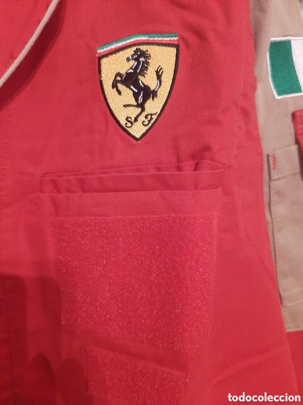 Coleccionismo deportivo: Bata de trabajo F&aacute;brica Ferrari - Foto 3