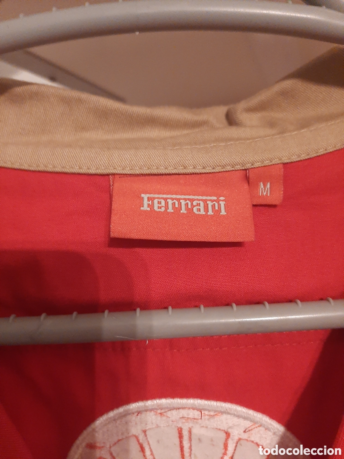 Coleccionismo deportivo: Bata de trabajo F&aacute;brica Ferrari - Foto 5
