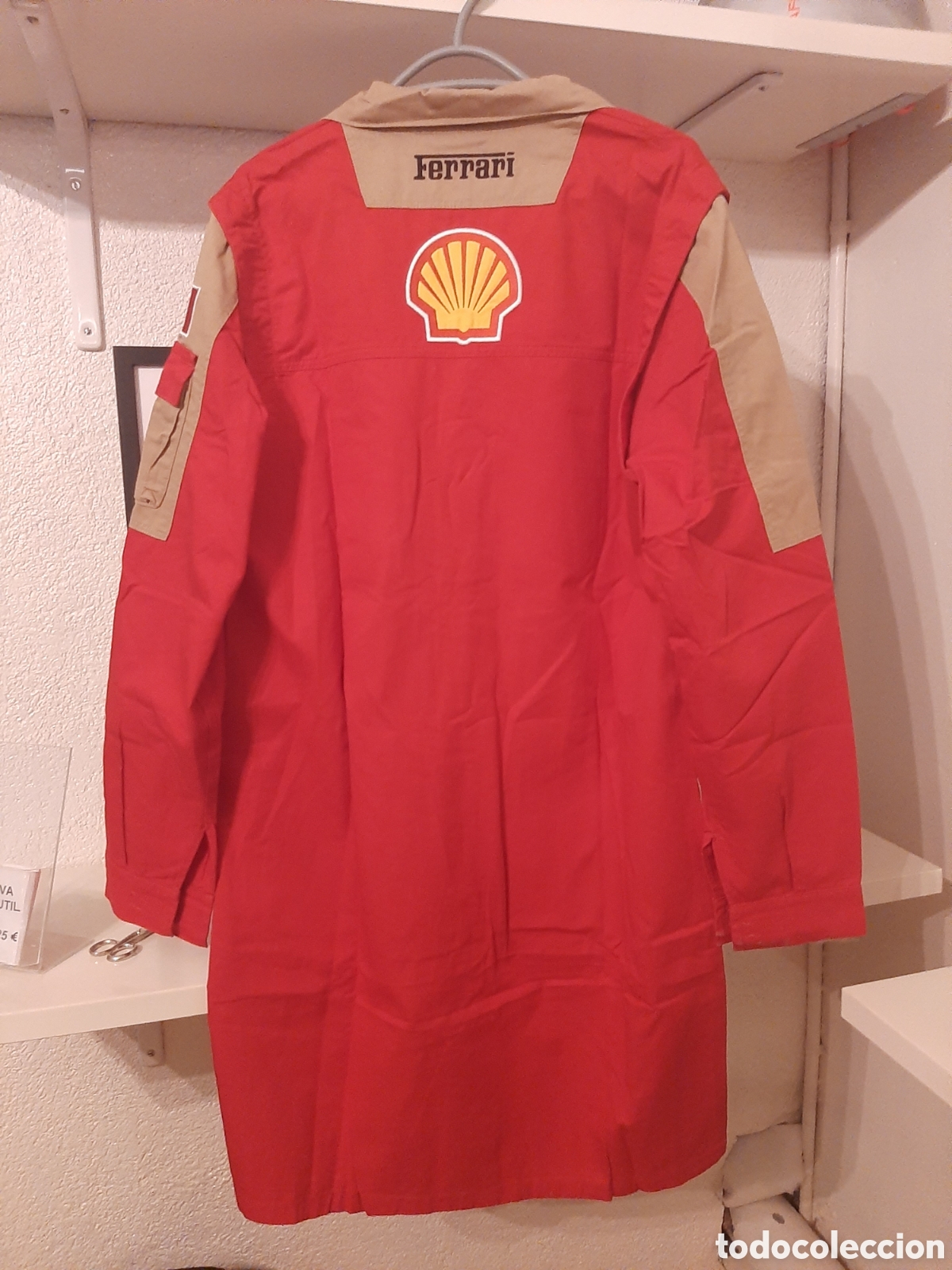 Coleccionismo deportivo: Bata de trabajo F&aacute;brica Ferrari - Foto 10