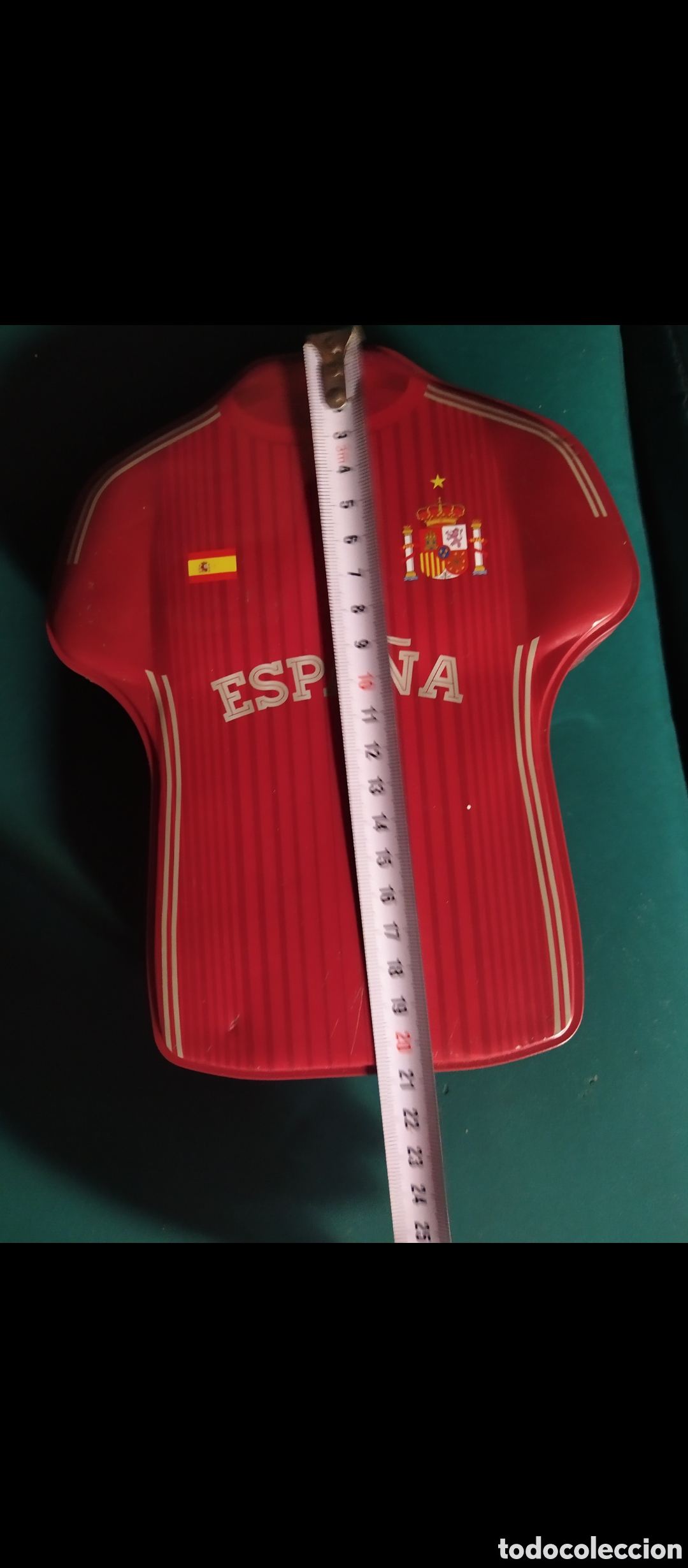 Coleccionismo deportivo: EUROCOPA 2016. Caja de laton - Foto 2