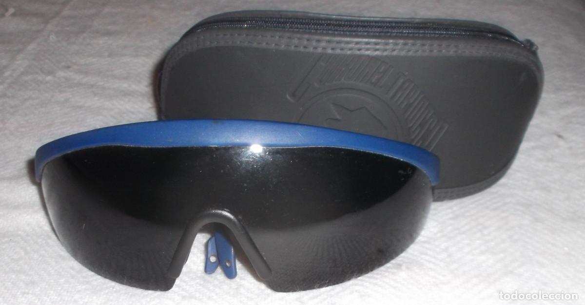 Coleccionismo deportivo: gafas de ciclista + funda del coronel tapioca - Foto 2