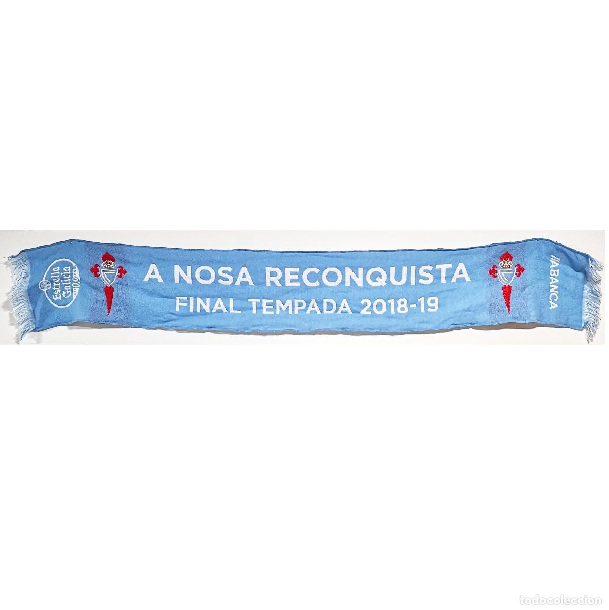 Coleccionismo deportivo: BUFANDA CELTA DE VIGO RECONQUISTA - Foto 1