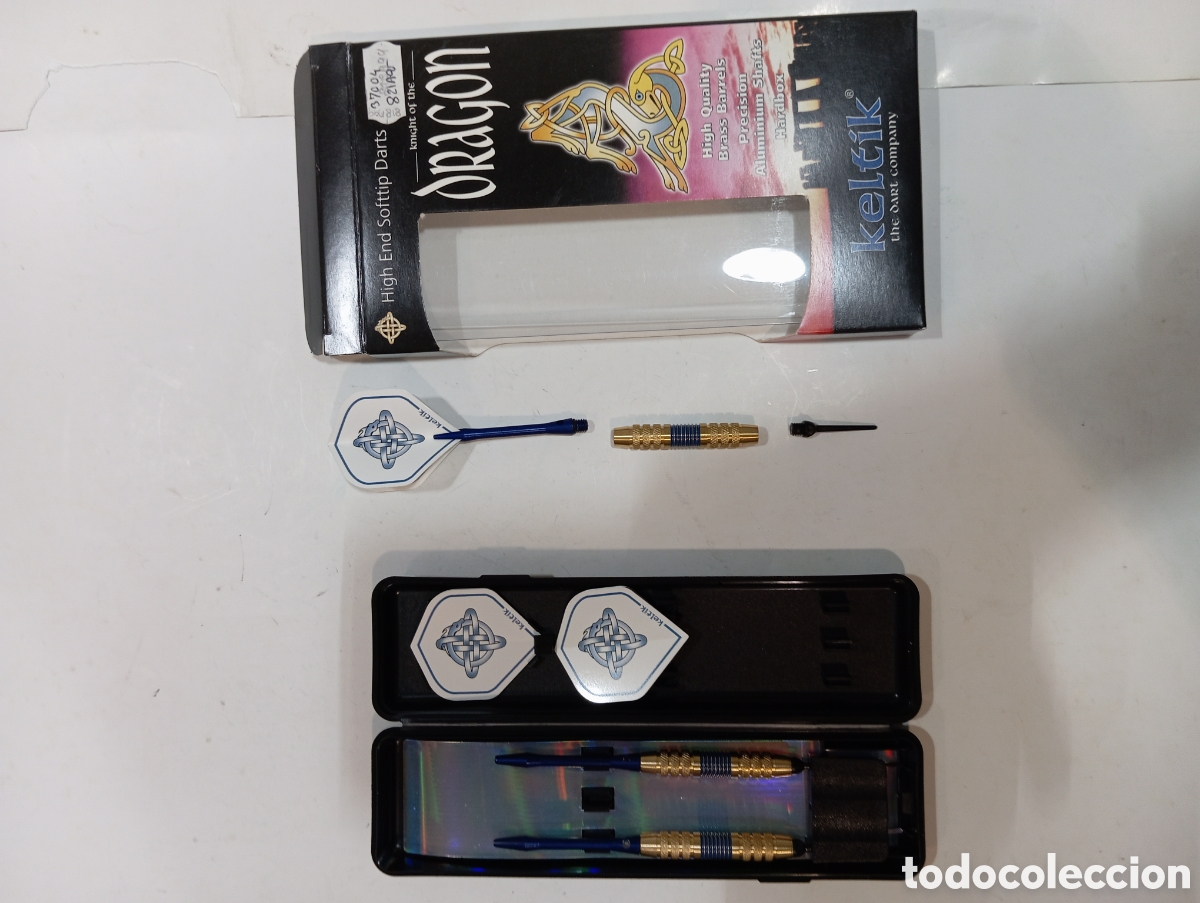 Coleccionismo deportivo: Dardos para diana electr&oacute;nica punta de pl&aacute;stico - Foto 6