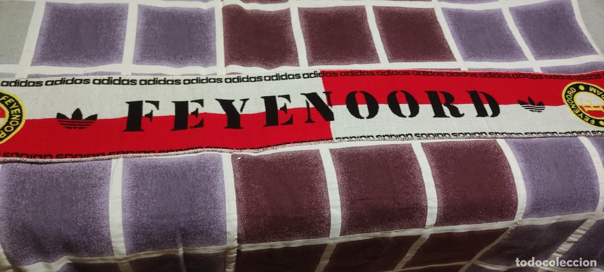 Coleccionismo deportivo: Bufanda oficial Feyenoord adidas - Foto 1