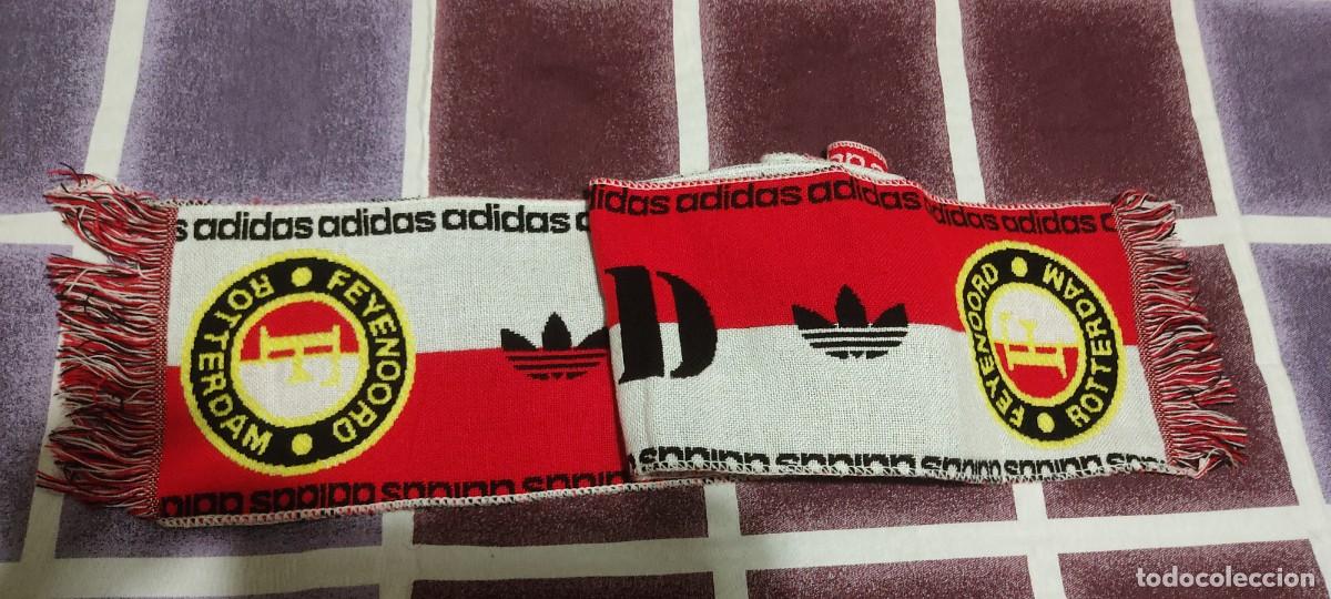 Coleccionismo deportivo: Bufanda oficial Feyenoord adidas - Foto 2