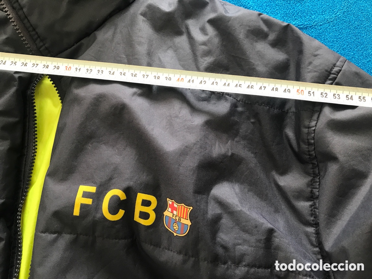 Coleccionismo deportivo: CHAQUETA ANORAK DEL BAR&Ccedil;A REVERSIBLE IMPERMEABLE - Foto 7
