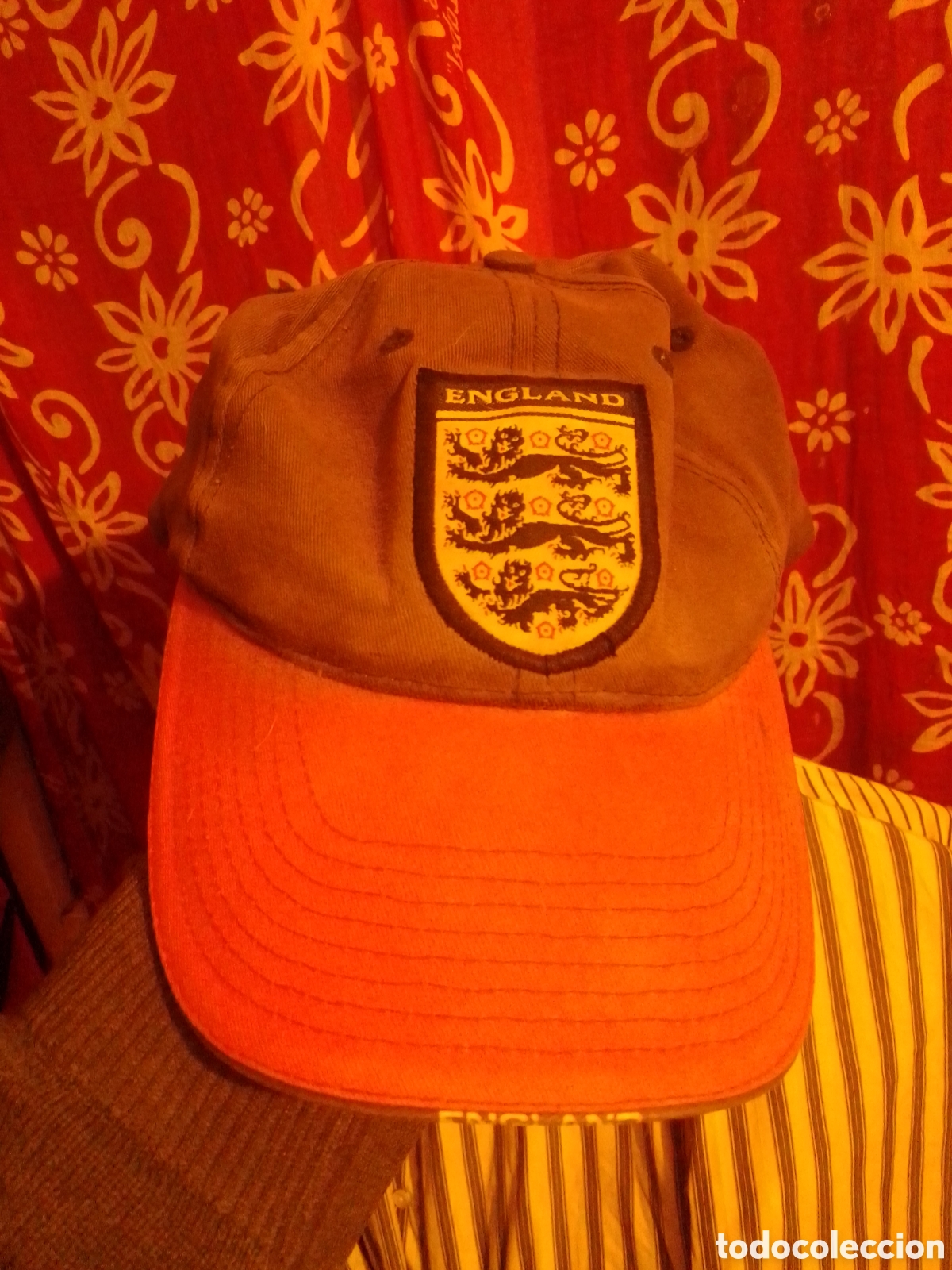 Coleccionismo deportivo: Gorra futbol Inglaterra - Foto 1
